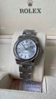 Swiss Copy Rolex 31mm Datejust Smooth Bezel Silver Dial Oyster Bracelet (6)_th.jpg